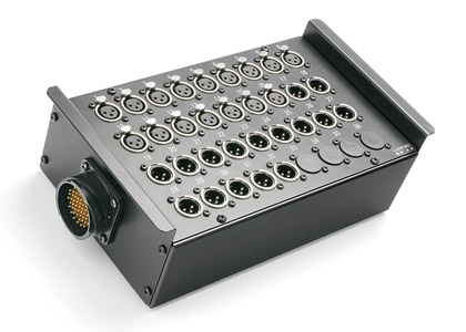 CANFORD BOITE DE SCENE Tourline 54pts mâle vers 16 XLRM et 16 XLRF