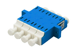 SENKO RACCORD TRAVERSANT FIBRE OPTIQUE QUAD LC SM bleu