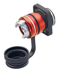 NEUTRIK FIBERFOX NO4M4DW-FX EXPANDED BEAM CONNECTEUR DE PANNEAU 4 canaux multimode, OM4