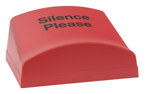 CANFORD TEMOIN LUMINEUX LED CAPOT ROUGE "Silence please"