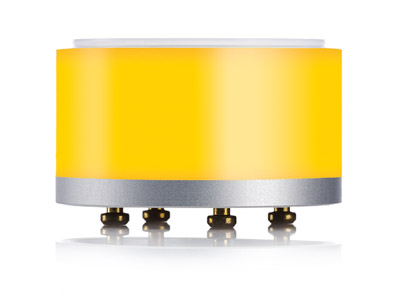 YELLOWTEC YT9203 litt 50/22 MODULE LED JAUNE diam 51mm, haut.22mm, argent/jaune
