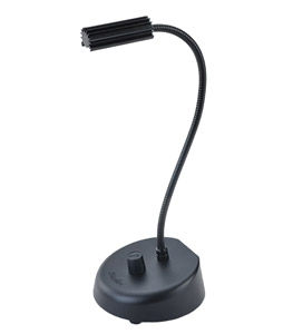 LITTLITE LW-18A-HI LAMPE COL DE CYGNE POUR TABLE 18", ampoule halogène, variateur, fixe, sans alim.