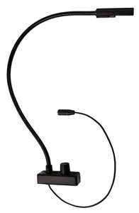 LITTLITE IS#2-LED LAMPE COL DE CYGNE 18", LED, interr.couleur, sortie câble inférieure, sans alim.