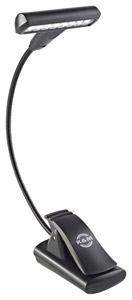 K&M 12247 T-MODEL LED FLEXLIGHT LAMPE COL DE CYGNE pince ressort, alim.secteur/piles, 8x LED