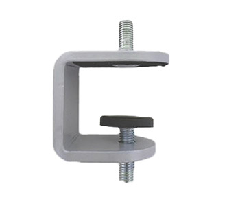 YELLOWTEC m!ka YT3249 PINCE ETAU pour System Pole, épaisseur plan 14-40mm, argent