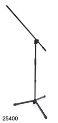 K&M 25400 PIED POUR PERCHE ECONOMIQUE pliant, 890-1600mm, perche fixe 680mm, noir
