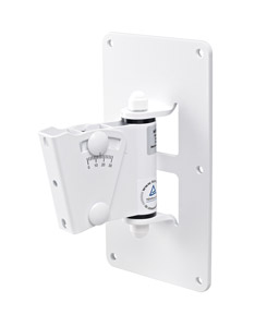K&M 24481 SUPPORT MURAL POUR ENCEINTE charge max. 25kg, inclinaison 0°-30°, pivotant, blanc