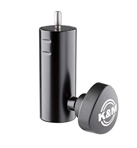 K&M 24521 BRIDE DE RÉDUCTION M8 x 18mm, pour pôle de diam.35mm, noir