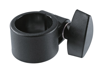 K&M 21320 BAGUE DE SÉCURITÉ plastique, pour tube de diam.35mm, vis papillon, noir