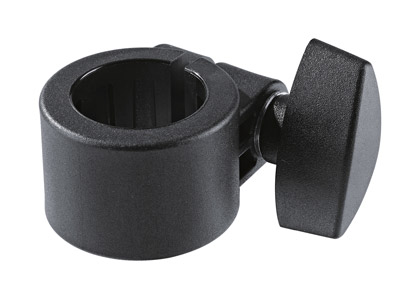 K&M 21320 BAGUE DE SÉCURITÉ plastique, pour tube de diam.30mm, vis papillon, noir