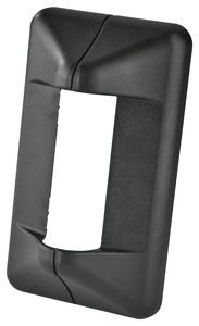 K&M 24463 CACHE pour support mural, noir