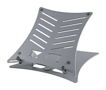 K&M 12197 SUPPORT PORTABLE à poser, réglable, jusqu'à 8kg, plateau 250x303mm table, haut.65mm, gris
