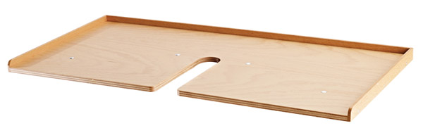K&M 12336 PLATEAU DE PARTITION hêtre, bois, 700 x 350mm