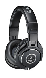 AUDIO-TECHNICA ATH-M40X CASQUE fermé, 35 ohms, jack 3.5mm + adapt. jack 6.35mm, droit + spiralé
