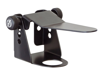 K&M 80398 PORTE DISTRIBUTEUR DESINFECTANT avec levier, pour support 80360, diam.25mm diameter, noir