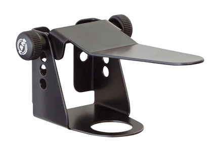 K&M 80398 PORTE DISTRIBUTEUR DESINFECTANT avec levier, pour support 80360, diam.32mm diameter, noir