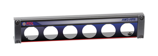 RDL AMS-HR6 PANNEAU DE CONNEXION VIERGE pour 6x module AMS