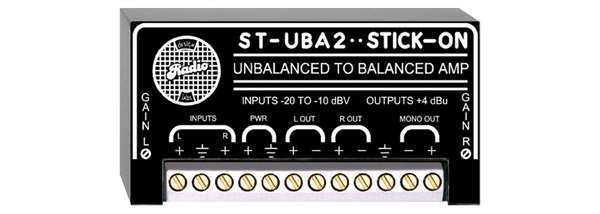 RDL ST-UBA2 AMPLIFICATEUR symétrique vers asymétrique, 2 canaux