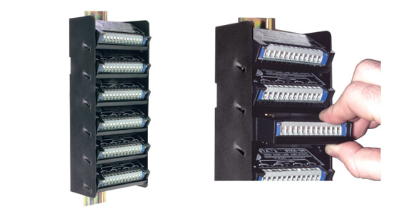 RDL DRA-35S6 DIN ADAPTATEUR RAIL pour 6 modules Stick-On