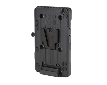 IDX ET-PV2UR monture en V vers Blackmagic, plaque install.sur caméra URSA