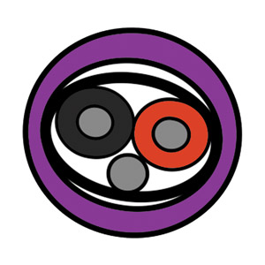 BELDEN 70049LV CABLE LFH B2ca (s1 d1 a1), violet