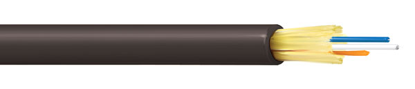 BELDEN GMTTD02 CABLE TACTIQUE UNIVERSEL mini-breakout, 50/125-OM3-Flex, 2 fibres, noir