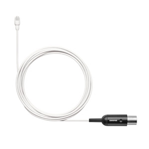 SHURE TWINPLEX TL46 MICRO subminiature, omni, haute sensibilité, TA4F, blanc