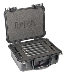 DPA 5006-11A KIT MICRO Surround, 3x 4006A, 2x 2011A, avec malette Peli