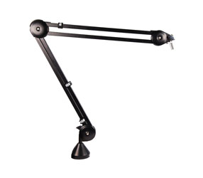 RODE PSA1 BRAS MICRO REGLABLE pour micro Podcaster ou Procaster, portée 820 x 840mm, noir