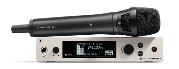 SENNHEISER EW 500 G4-KK205-DW SYSTEM HF à main TX, condensateur, supercardioïde
