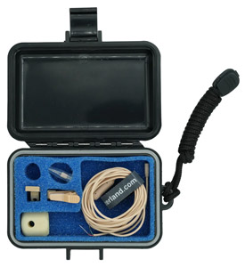 VOICE TECHNOLOGIES VT406WA MICROPHONE Omni, waterproof, inc accessories/case, beige