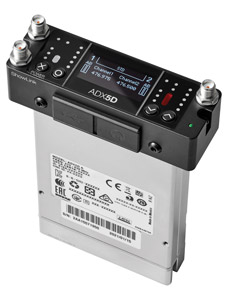 SHURE ADX5D RECEPTEUR SANS FIL portable, numérique, double canal, 606-810MHz (B)