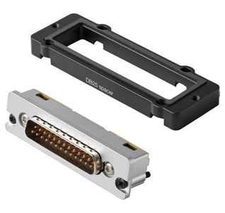 SHURE ADX5BP-DB25 PLAQUE ARRIERE pour ADX5D, connecteur sub-D 25pts