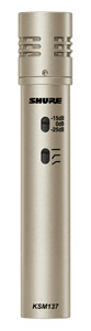 SHURE KSM137/SL MICRO POUR INSTRUMENT à condensateur, cardio.