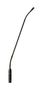 SHURE MX418/S MICRO COL DE CYGNE 45.7cm, supercardioïde, base préampli.