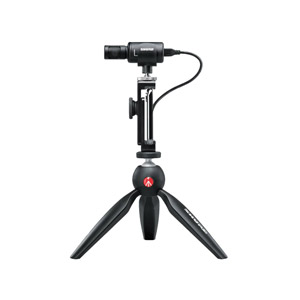 SHURE MOTIV MV88+ MICROPHONE KIT VIDEO numérique, stéréo, condensateur avec accessoires