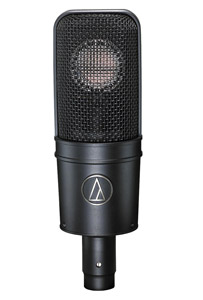 AUDIO-TECHNICA AT4040 MICRO studio, condensateur, cardioïde, uniq. fantôme, filtre LF, atténuateur