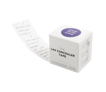 BUBBLEBEE LAV CONCEALER TAPE SUPPORT MICRO AUTOCOLLANT hypoallerg., pour peau/tissus, pack de 120