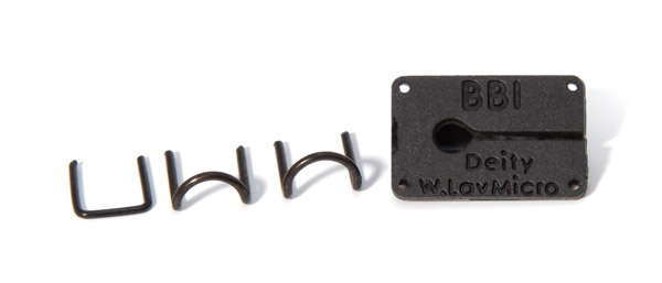 BUBBLEBEE LAV CONCEALER FIXE MICRO pour Deity W.Lav Micro, noir