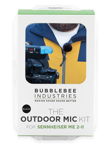 BUBBLEBEE OUTDOOR MIC KIT pour Sennheiser ME 2-II, noir