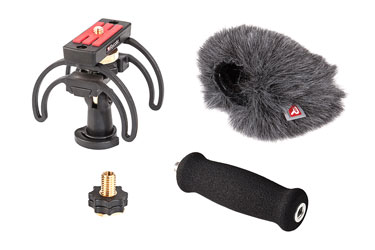 RYCOTE 046022 KIT AUDIO pour Olympus LS-100, avec suspension/bonnette/poignée