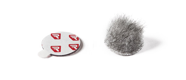 RYCOTE 066310 OVERCOVERS ADVANCED FIXES MICRO Stickies Adv et Overcover fourrure, gris, 10 pa.de 25+5