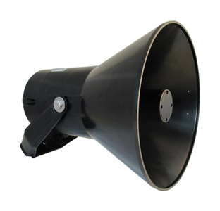 DNH HP-20exIIN HAUT-PARLEUR pavillon, 20W, noir, IP67, antideflagration Zone 2, 20ohmss