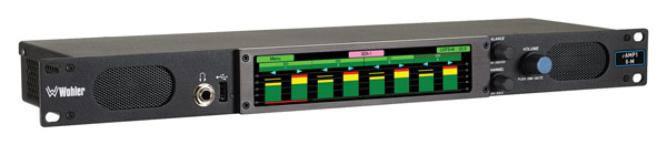 WOHLER EAMP1-8-M MONITEUR AUDIO 8 canaux, 3G/HD/SD-SDI, 5W par côté, 1U