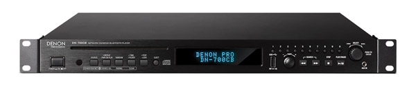 DENON DN-700CB LECTEUR CD/MEDIA USB/BLUETOOTH/RESEAU sortie  XLR symétrique/RCA asymétrique, 1U