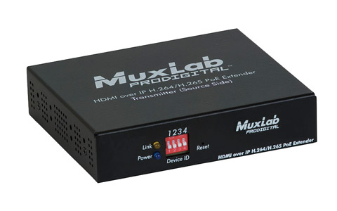 MUXLAB 500762-TX EXTENDER VIDEO émetteur, HDMI sur IP, PoE, portée 100m