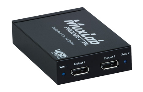 MUXLAB 500409 KIT EXTENDEUR HDMI 1x2 splitter, Displayport, SST, 4K/60