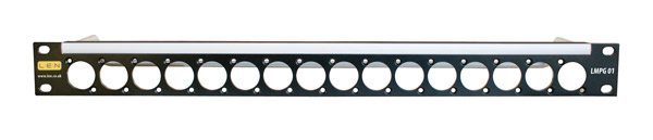 LEN LMPG01 PANNEAU DE CONNEXION VIERGE pour 16x isolations vidéo, 1U