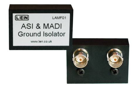 LEN LAMF01 ISOLATION galvanique à la terre, 2x BNC, AES MADI ASI