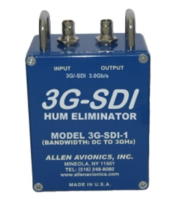 ALLEN AVIONICS 3G-SDI-1 VIDEO GROUND LOOP HUM ELIMINATOR 3G-SDI, 3G, 1 channel